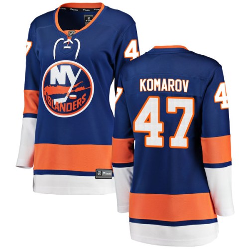 Women's Fanatics Branded New York Islanders Leo Komarov Blue Home ...