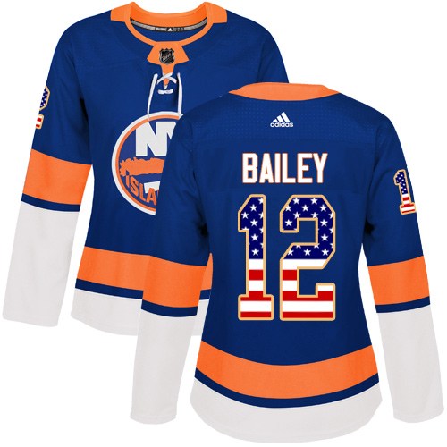 Women's Adidas New York Islanders Josh Bailey Royal Blue USA Flag ...